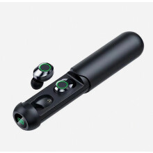 Écouteurs sans fil avec microphone intégré, son HiFi, idéaux pour les appels et les jeux. Compatibles avec tous les smartphones (noir).