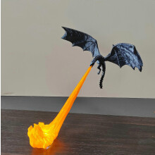 Fantasy Dragon Flame Book Nook, Decorative Book Corner Ornament, Creative Tabletop Display For Bookshelf Desktop And Home Decor