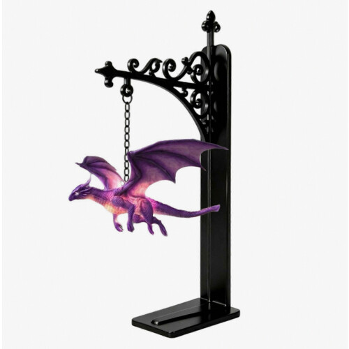 Magical Flying Dragon Bookshelf Lamp with Warm LED Night Light
