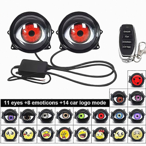 LED Dynamics Devil Eye Autolamp LED Devil Eyes Motorfiets/Auto Lens Koplamp Autoverlichting Accessoires