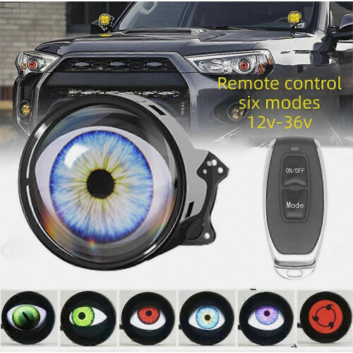 LED Dynamics Devil Eye Autolamp LED Devil Eyes Motorfiets/Auto Lens Koplamp Autoverlichting Accessoires 1