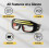 Multi-functional Eyeglass Lamp Type-C Charging Wave Sensor Control Headlamp Ultra Light Glasses Light for 800mah 4