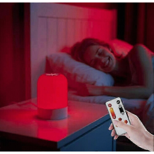 Red Night Light Red Light Therapy Sleep,670nm Red Light Nightlight Lamp For Sleep,Zero Bluelight,Touch&Remote Control,For Support Deep Relax