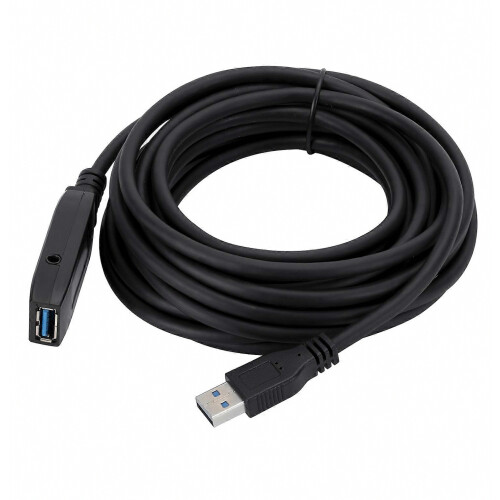 Predlžovací kábel USB 3.0 samec-samica pre synchronizáciu dát Super Speed, dĺžka: 15 m 2