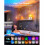 Lampe de douche/salle de bain LED étanche 16 couleurs, rechargeable, avec télécommande et commande tactile 5