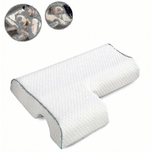 1pc Arched Cuddle Pillow With Slow Rebound Memory Foam For Couples - Anti-pressure Hand Pillow
