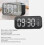 ATCLV Mirror Surface Alarm Clock Bluetooth Speaker Digital Wireless Alarm Clock Bluetooth Speaker for Mobile Phone Computer 5