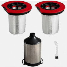 Filter Replacement Kit 12050162 for Bosch Unlimited 10/9 Cordless Vacuum, 2 Filters + Mesh + Brush