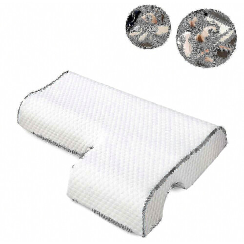 1pc Arched Cuddle Pillow With Slow Rebound Memory Foam For Couples - Anti-pressure Hand Pillow 1
