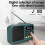 Φορητό ηχείο Bluetooth 5.0 FM Radio με LED Light Υποστήριξη εγγραφής κάρτας TF Αναπαραγωγή USB 5
