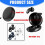 Ear Plugs with Storage Case for Work Study Sleep Silicone Earplugs Hearing Protections Noise Cancelling Earplug Reusable  Black 3