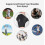 Electric heating shoulder protector Single shoulder heating shawl neck shoulder hot compress electric heating warm shoulder protector 4