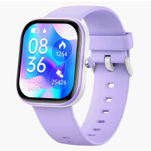 Kindersmartwatch met fitnesstracker, 19 sportmodi, IP68 waterdicht, slaapmonitor, paars