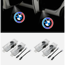 4x LED-Türlicht-Logoprojektoren, kompatibel mit BMW, Autozubehör – Kooperation / Co-Branding-Produkt