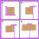 6PCS Book Binding Tool, Easy Scrapbooking Tools Kit, L Ruler + T Ruler + I Ruler + Corner Miter + Eyelet Guiding Violet 5