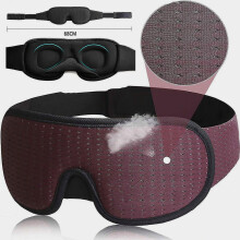 Three-dimensional Shading Sleep Goggles Eye Protection Breathable Office Lunch Break Sleeping Goggles