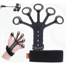 Finger Strengthener, Gripster For Veins, Grip Strength Traine2r, 8 Resistant Level Adjustable For Hand Training Guitar Exerciser