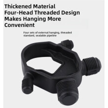 ST-4H Hose/Pipe Storage Hook (for 1/4", 3/8", and 1/2" Male Threaded Fittings) ,Wall-Mounted Organizer for Garages