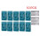 10-Pack Wall Mount Holder for  18V Tools for Tool Storage & Organization 5