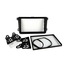 2 Din Radio Fascia Trim Frame for Caddy Transporter(T5) VI Octavia 178x102mm