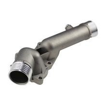 11531740478 Aluminum Thermostat Housing Coolant Outlet Water Neck Flange for 5 7 E38 E39 520 528i