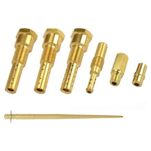 For PWK Keihin OKO Koso Carburetor Repair Kit Includes 8 16 30 Hole Nozzle Emulsion Tube Main Jet DGL-TJB