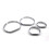 Auto Dashboard Decoration Frame for  3 Series E46 98-06 Car Speedometer Circle Styling Cover Dash Dial Rings Bezel 4