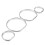 Auto Dashboard Decoration Frame for  3 Series E46 98-06 Car Speedometer Circle Styling Cover Dash Dial Rings Bezel 5