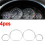 Auto Dashboard Decoration Frame for  3 Series E46 98-06 Car Speedometer Circle Styling Cover Dash Dial Rings Bezel 7