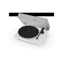 Platine Vinyle - Pro-ject - T1 Evo Phono - Valkoinen - Ortofon OM10 - Integroitu esivahvistin