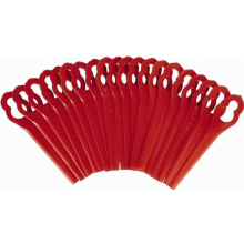 Reservemessenset voor grastrimmer, 20 kunststof messen, maaibreedte 24 cm, duurzaam trimmeraccessoire voor accutrimmers