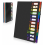 A4 Expanding File Folder with 12 Pockets, Waterproof Document Organiser with Colour-Coded Tabs for School and Office, Black 1