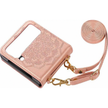Custodia per telefono pieghevole con cordino a tracolla, cover protettiva sottile con cinturino regolabile per un utilizzo quotidiano a mani libere.