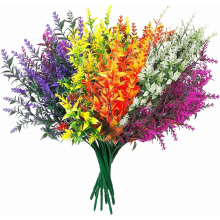 Realistic Artificial Flowers, 10 Bundles of Faux Plants for Balcony, Home, Garden and Indoor Outdoor Seasonal Decor