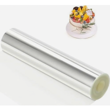Tortenrandfolie 20 cm hoch, transparente Acetatfolie, wiederverwendbar für Torten, Kuchen, Schokolade, Mousse und Desserts zum Backen