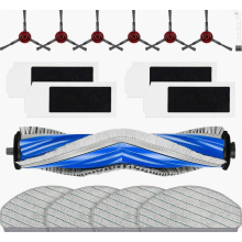 16 Piece Robot Vacuum Replacement Accessory Set for BCRD1W, N20 Pro Plus, N20 Plus and N20, with Brushes, Mop Pads and Filters