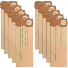 10 bolsas para aspiradora modelos 118 119 120 121 122, repuesto de papel resistente para polvo doméstico y limpieza del hogar