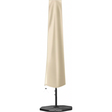 Parasolhoes voor grote parasol tot 3 m, 600D waterdicht en winddicht, met rits, uv-bestendige beschermhoes voor tuin en terras