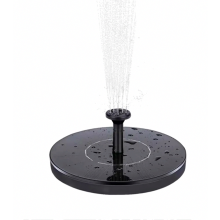 Solarbetriebener Springbrunnen 3,5 W mit Teichpumpe, integriertem 1500-mAh-Akku, 6 Fontänenarten für Garten, Teich und Vogelbad