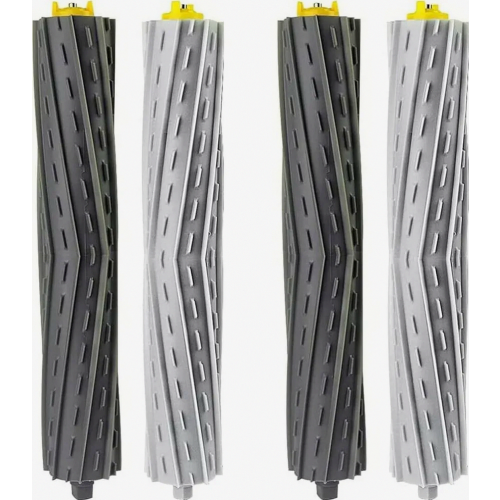 4 Pack Replacement Roller Brushes for 800 and 900 Series Robot Vacuum Cleaners, Filter Replacement Accessories