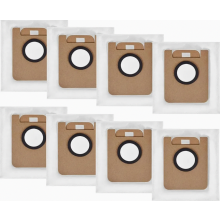 8 bolsas para aspiradora robot D10 Plus y D10s Plus, recambios para base de autovaciado, bolsas de polvo resistentes