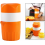 Manual Citrus Juicer with Juice Container, Orange Lemon Press for Fresh Fruit and Vegetable Juice, Handheld Kitchen Squeezer 1