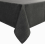 Dark Grey Linen Look Wipe Clean Tablecloth, 100 x 140 cm Rectangular Water Resistant Table Cover with Lotus Effect 1
