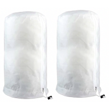 2 Pack Plant Frost Protection Covers, 200 x 240 cm Breathable Winter Fleece Bags for Potted Plants, Shrubs and Garden Pots