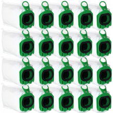 Vacuum Cleaner Bags for VB100 VB 100 FP100 FP 100 Cordless Vacuum Cleaners, Durable Dust Filter Bags, 20 Pack, White