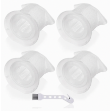 4 Pack Replacement Filters for VC100 Cordless Handheld Vacuum Cleaner, Dirt Filter Cartridges for Home Dust Collection