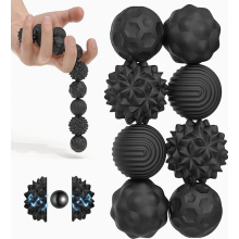 Silikon Magnetbälle, 8-teiliges sensorisches Entspannungsspielzeug aus lebensmittelechtem Material für Erwachsene und Kinder