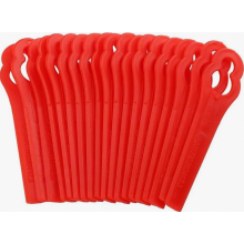 100 stuks kunststof reservemessen voor grastrimmer, duurzame maaimessen voor gazontrimmer en grasmaaieraccessoires