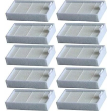 Replacement HEPA Vacuum Filters, 10 Pack, Fine Dust Filters for Home Cleaning and Routine Air Quality Maintenance