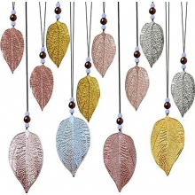 12 adornos colgantes de hoja metálica brillante para ventana y pared, decoración colgante para hogar, fiestas y escaparates